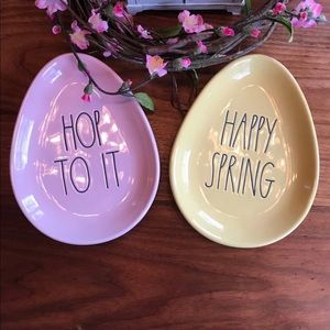 Rae Dunn Egg Plates
